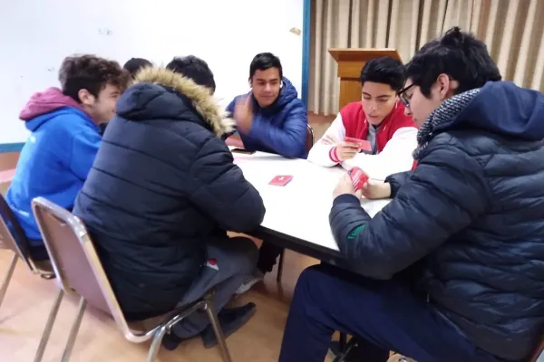 Taller de prevención de drogas en IV Medio.